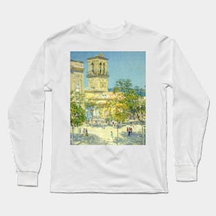 Street of the Great Captain, Cordoba by Childe Hassam Long Sleeve T-Shirt